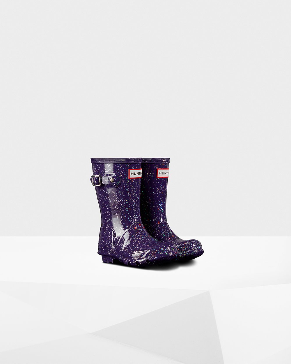 Galochas Hunter Criança Azuis Roxo - Original Little Giant Glitter - 89OZJAYWC